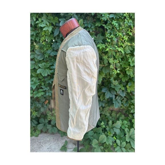 SOLD Vintage | 80s Paulo Gucci 100% Cashmere Blazer Sportcoat Houndstooth - Picture 8 of 16